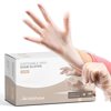 Fifth Pulse Vinyl Gloves, Multifunction Medical Grade Exam, Kitchen Gloves, All-Purpose Industrial Disposable Gloves Latex Free, Powder Free - Clear - Box of 100 Gloves (Medium)