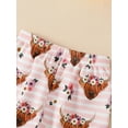 thumbnail image 6 of Genuiskids Toddler Baby Girl Summer Clothes 2T 3T 4T 5T Kids Floral Cow Pattern Camisole Tops Bell Bottoms Pants Little Girl Western Outfits 1-5T, 6 of 9