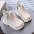 thumbnail image 2 of YLYL Girls Ankle Boots Kids Comfortable Slip on Lug Sole Chelsea Booties for Toddler Little Kid Big Kids, 2 of 6