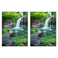 thumbnail image 1 of 2X Pintura de Diamante 5D Paisaje de Cascada Punto de Cruz de Pescado DIY Bordado de Diamante Paisaje Completo Diamantes de Imitación Decoración del Hogar, 1 of 5