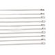 thumbnail image 2 of 100Pcs Stainless Steel Cable Tie Set Self Locking Cable Ties for Garden Farm Cable Pipeline, 2 of 4