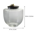 thumbnail image 6 of ibasenice Glass Sealed Storage Container for Kitchen, Ideal for Grain, Tea, and Food Storage, Airtight and Design, 6 of 7