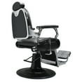thumbnail image 2 of "Venus" Tufted Reclining Barber Equipment Chair BC-13BLK, 2 of 5