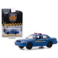 thumbnail image 2 of 2006 Ford Crown Victoria New York City Taxi and Limousine Commission (TLC) Blue Hobby Exclusive 1/64 Diecast Model Car by Greenlight, 2 of 2