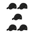 thumbnail image 3 of VONKY Wide Application Baseball Hat Fashionable Adjustable Fit Gifts Baseball Bump Caps Safety Bump Cap black 5Set, 3 of 6