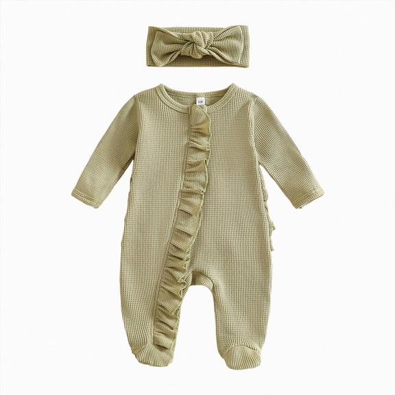 Gibobby Infant Baby Boy Girls Long Sleeve Side-Snap Bodysuit Onesies Unisex 3 6 9 12 18 Months Newborn Romper Sleepers Infant Onesie(6-12 Months,Light Green)