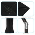 thumbnail image 2 of CHYVARY 6.5x6.5Ft Patio Market Umbrella Outdoor Weather-Resistant Frame Table Umbrella for Poolside, Deck and Yard,Black, 2 of 6