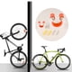 thumbnail image 1 of Colgador de bicicleta montado en la pared Soporte de estante de estacionamiento de pared para bicicleta MTB (Rojo), 1 of 3