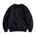 thumbnail image 4 of LYSMORA Men's Oversized Crew Neck Pullover Sweatshirt, Long Sleeve Loose Fit Casual Daily Street Athletic Tops, 4 of 7