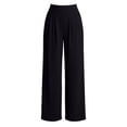 thumbnail image 6 of Soft High Waist Pull On Wide Leg Stretch Pants for Women Over 50, 6 of 9