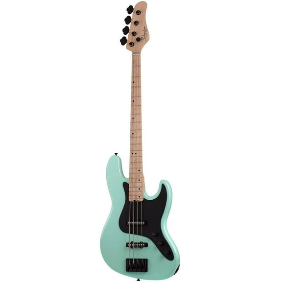 Schecter J-4 4 String Bass Guitar - Sea Foam Green