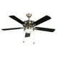 thumbnail image 1 of Ventilador de techo 52", 1 luz E27 60W, acabado níquel, madera bardini, 5 aspas reversibles, 3 velocidades, 1 of 6