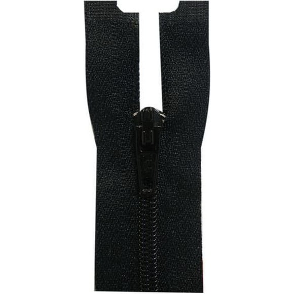 COSTUMAKERS One-Way Separating Zipper 23 cm (9.1 in), Black, #2.5 Nylon Coil