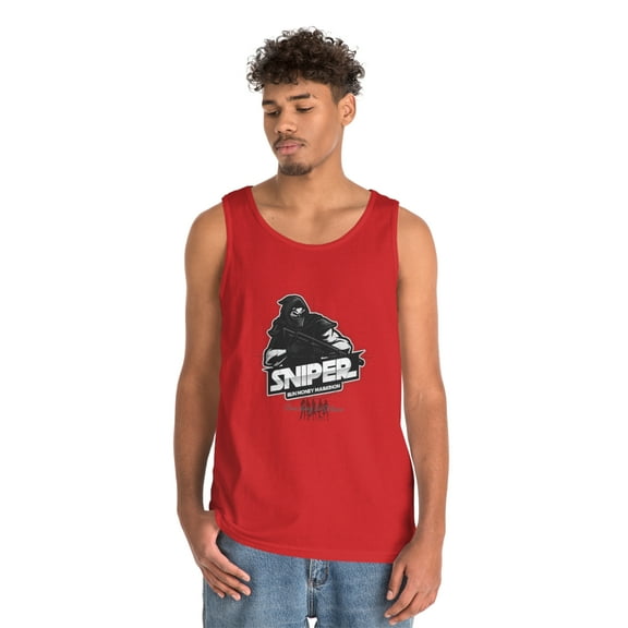 Sniper Smashing In Silence Tank Top