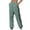 Green #812, variant on Bovemsi Casual Pants for Women Fashionable High Waist Loose Sports Jogging Trousers Sweatpants Beach Trousers with Pockets
