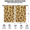 thumbnail image 2 of Blackout Kids Curtains,Yellow and Brown Of Leopard Print Childrens Insulated Curtains Set Of 2,Bedroom Essentials,Toddler Room Decor 42"x63", 2 of 5