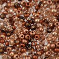 thumbnail image 2 of John Bead Czech Seed Bead 6/0 Copperaction Mix, 2 of 2