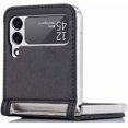 thumbnail image 4 of Case for Galaxy Z Flip 4 5G 5G,  Galaxy Z Flip 4 5G Wallet PU Leather Case with Card Holder, Shockproof Full-Body Protective Cover Phone Case for Galaxy Z Flip 4 5G 2022, Black, 4 of 13