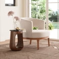 thumbnail image 1 of Okno Side Table Walnut, 1 of 7