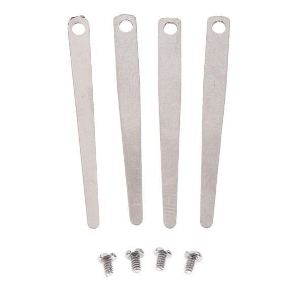 2x de 4 Muelles de Saxofón de 1,0 Espesor con Tornillos Accesorios de Piezas de Saxofón shamjiam Sensivas planas de saxofón