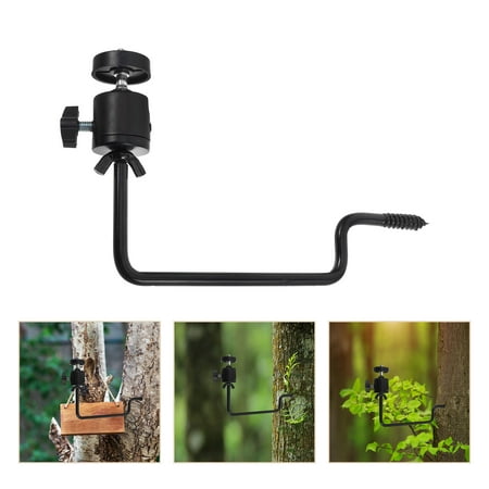 HOMEMAXS Trail Tree Mount Trail Holder Hunting Accessory Bracket Tree Interface Trailcam Holder For Hunting Black