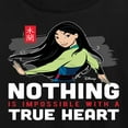 thumbnail image 3 of Disney Mulan - Nothing Is Impossible With A True Heart - Women's Short Sleeve Graphic T-Shirt, 3 of 5