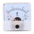 thumbnail image 1 of Unique Bargains DH50 Pointer Needle 0-20A Current Tester Panel Analog Ammeter 50mm x 50mm, 1 of 3