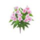 thumbnail image 1 of Decoraciones para San Valentín, adornos para San Valentín, regalos para San Valentín, decoraciones navideñas, flores artificiales de azalea e impatiens de 5 cabezas, flores artificiales de plástico., 1 of 5