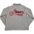 thumbnail image 4 of Wild Mango Toddler and Boys Sizes 2T - 10 - Long Sleeve Fashion Polo Shirt Top 32079-5 (grey), 4 of 5