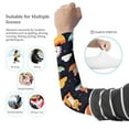 thumbnail image 3 of Small Animals Cooling Arm Sleeves Cover Summer Sun Protection Arm Sleeves For Men Women Baseball Cycling Golf Running, 3 of 5