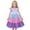 A-Purple15, variant on Bobifish Big Girls Casual Dresses Ruffle Cap Sleeve Crew Neck Solid Green Tiered Dress Soft Knit Everyday Outdoor Sundress