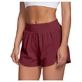 thumbnail image 3 of PENGXIANG Short d'Entraînement Sportif pour Femmes Pantalon de Course à Taille Élastique, 3 of 3