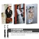 thumbnail image 3 of unbranded 2Ud Llavero Multiusos Negro Con Mosquetón Para Colgar Y Organizar Accesorios, 3 of 7