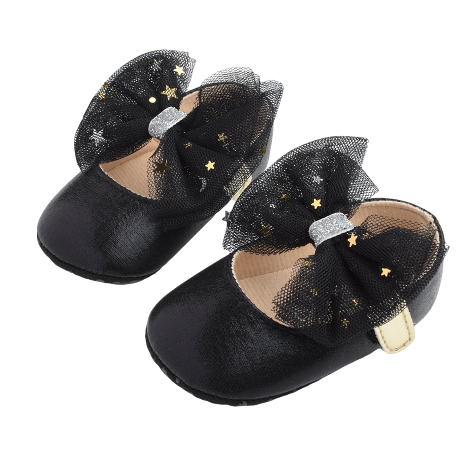 Girls Flat School Shoes Soft Sole Casual Leather Bowknot Dress Shoes Children Mary Jane Princess Shoes