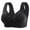 B121 Black Clearance Bras under $5, variant on Bras Under $5! Cagogo Women's Plus Size Full Coverage Front Closure Wireless Support Bra for Older Women Comfort Push Up Back Smoothing Bralettes Everyday Bra Brasier Sin Varillas Para Mujer