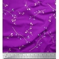 thumbnail image 1 of Soimoi Cotton Duck Fabric Leaves & Buds Flower Print Sewing Fabric Yard 42 Inch Wide, 1 of 1