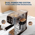 thumbnail image 7 of Fully Automatic Machine with Built-In Milk Frother – Touchscreen Coffee Maker for Latte, Cappuccino, One-Touch Brewing at Home or Office, 7 of 7