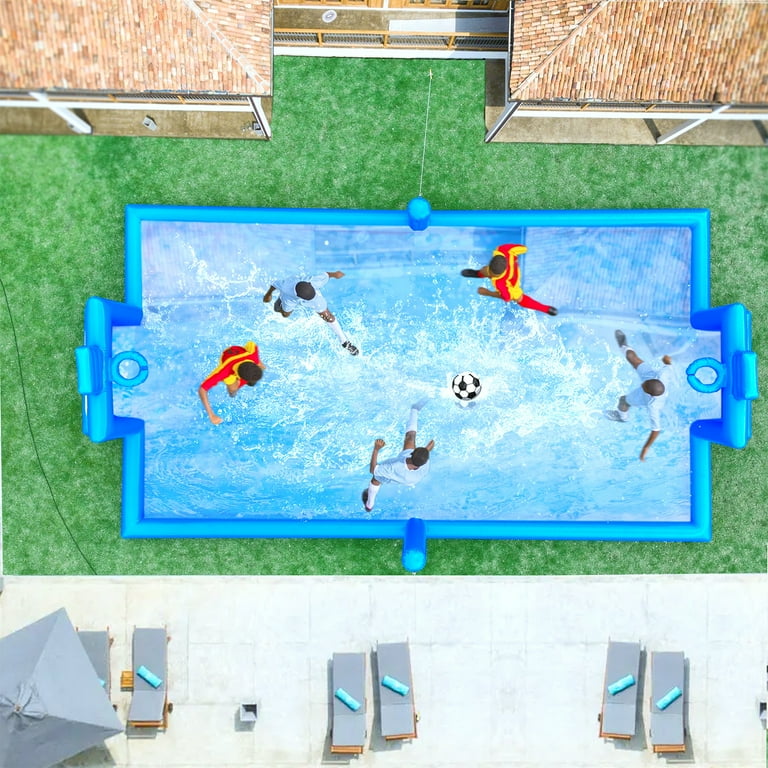 Relunch 33 FT Inflatable Volleyball Court for Kids Adults, 3 in 1 Inflatable Volleyball Football Basketball Court Field with 800W Blower for Beach Backyard Outdoor Party 33 x 16.5 x 6.2FT