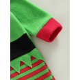 thumbnail image 6 of Baby Girls Boys Christmas Romper Outfits Baby Boy Girl Cute Elf Hooded Long Sleeve Plysuits Jumpsuit Fall Winter Xmas Costume, 6 of 7