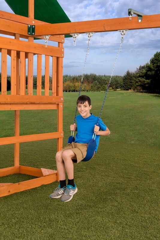 Creative Cedar Designs Standard Swing Seat w/ Chains- Blue