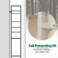 thumbnail image 7 of Over The Toilet Storage with 7-Tier Bathroom Organizer Shelf, Freestanding Space Saver with Adjustable Feet & Hooks, Storage Rack for Bathroom, Restroom, Laundry, White, 7 of 7