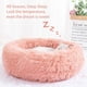 thumbnail image 5 of Camas para gatos para gatos de interior, cama lavable para perros y gatos con forma de dona, cojín de felpa suave para mascotas, cama esponjosa con fondo impermeable para perros y gatos, cama, 5 of 6