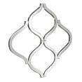 thumbnail image 5 of Tyler Dillon Decorative Lattice Beveled Accent Wall Mirror - Silver, 5 of 6