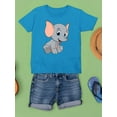 thumbnail image 3 of Cute Funny Baby Elephant T-Shirt Juniors -Image by Shutterstock,  x-Small, 3 of 4