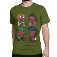 thumbnail image 1 of ¡Domo Kun Rockers! Camiseta para hombre y mujer, dibujos animados, Domo marrón, divertidas camisetas de cuello redondo, ropa de algodón., 1 of 7