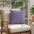 thumbnail image 4 of 24x24 Pillow Covers Set of 2, Purple Moroccon Square Throw Pillow Covers for Couch/Sofa/Living Room, Country Chic Ethnic Minimalist Motifs Decorative Soft Pillowcases for Couch Throw Pillows, 4 of 9