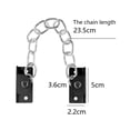 thumbnail image 2 of Cerradura de cadena de ventana de acero inoxidable,Restrictor de puerta de guardia Cerradura de cadena de seguridad de seguridad de ventana infantil, 2 of 5
