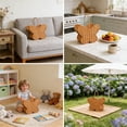 thumbnail image 6 of Butterfly Decorative Storage Basket - Faux Wicker Handwoven Design with Detailing, Desktop Ornament, Multipurpose Organizer for Home Decor & Small Item Storage, 1pc, 6 of 6
