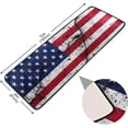 thumbnail image 2 of SKYSONIC Cracked USA Flag Wall Runner Rug with Rubber Backing, Broken American Flag Non Slip Entryway Rug Runner Washable Soft Area Rug Carpet for Hallway Bedroom Kitchen Decor,2'x6', 2 of 6
