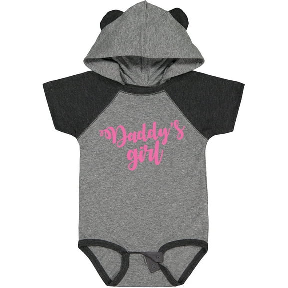 Inktastic Valentine's Day Daddy's Girl Girls Baby Bodysuit